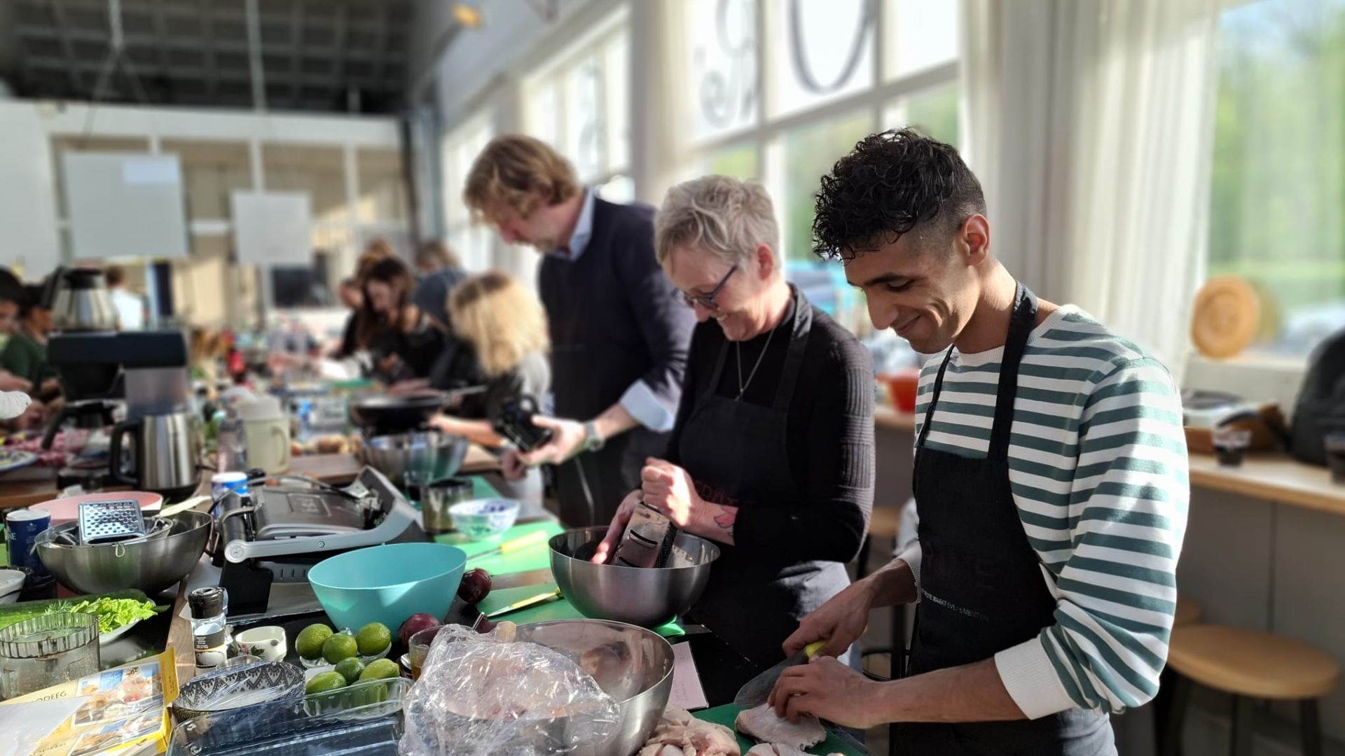 derde kookworkshop voor Humanitas